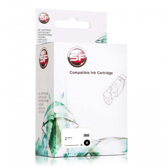 Струйный картридж SuperFine PFI-107BK чёрный для Canon, совместимый