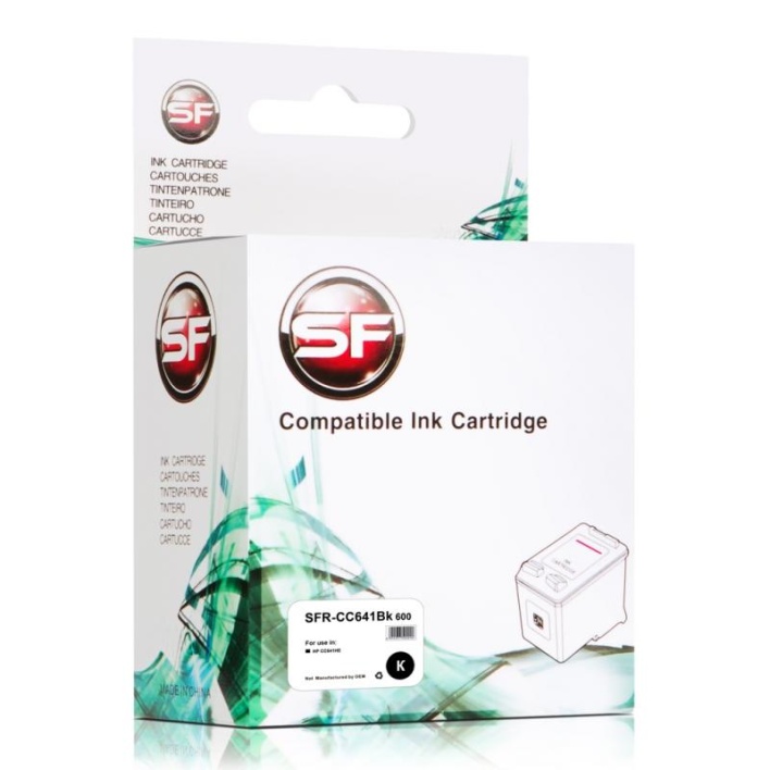 Струйный картридж SuperFine CC641HE (121XL) чёрный для HP, совместимый