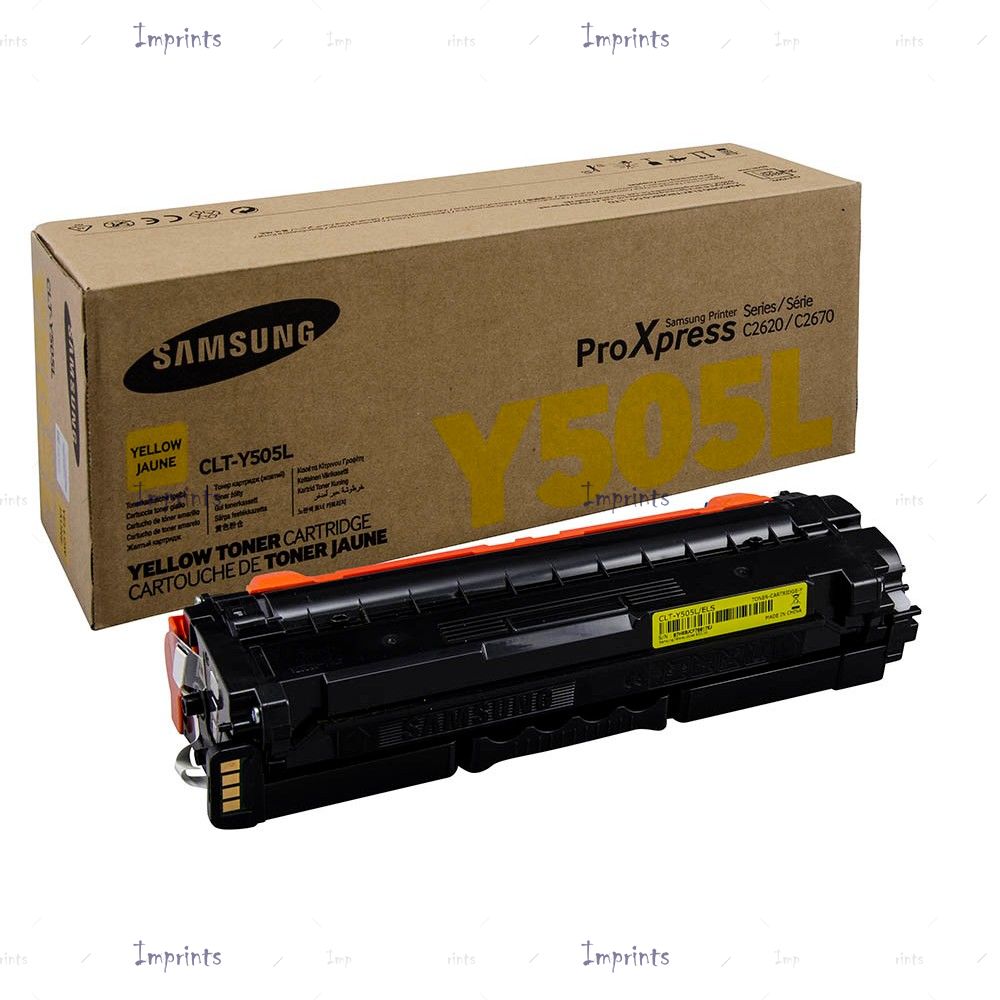 Оригинальный Samsung Картридж Samsung CLT-Y505L желтый, № Y505L оригинальный