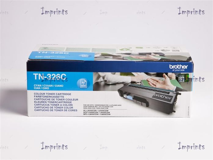 Картридж Brother TN-326C голубой повышенной ёмкости оригинальный