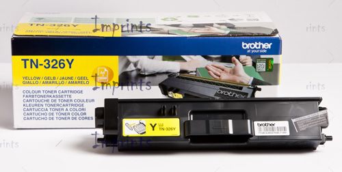 Картридж Brother TN-326Y желтый повышенной ёмкости оригинальный