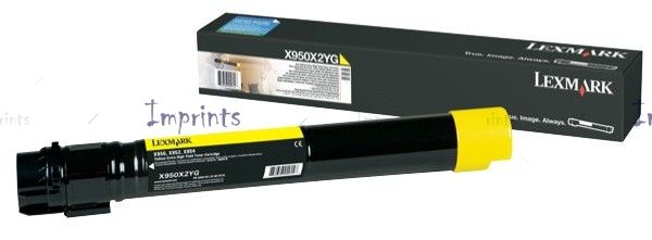 Оригинальный Картридж Lexmark X950X2YG желтый оригинальный