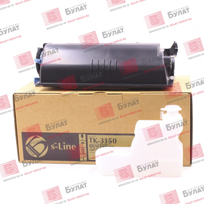 Тонер-картридж БУЛАТ s-Line TK-3150 для Kyocera ECOSYS M3040idn (Чёрный, 14500 стр.)
