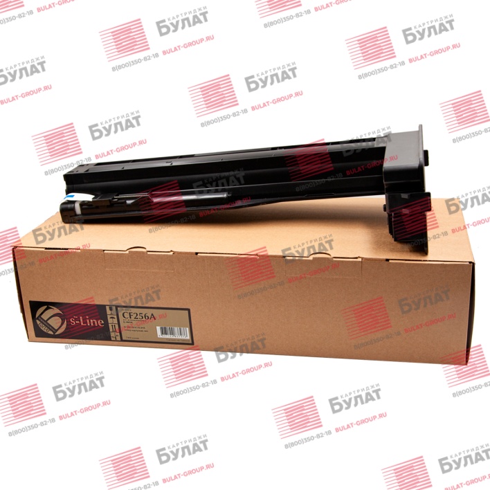Тонер-картридж БУЛАТ s-Line CF256A для HP LJ MFP M436 (Чёрный, 7400 стр.)