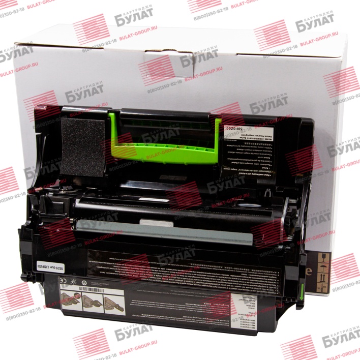Драм-картридж БУЛАТ s-Line 50F0Z00, 50F0ZA0 для Lexmark MS310, MX310, MX317 (Чёрный, 60000 стр.), универсальный, ref.
