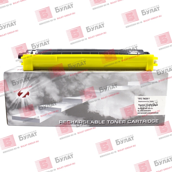 Тонер-картридж 7Q TN-230Y для Brother HL-3040 (Жёлтый, 1400 стр.)