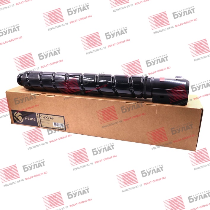 Тонер-картридж БУЛАТ s-Line C-EXV49M для Canon iR C3325 (Пурпурный, 19000 стр.)