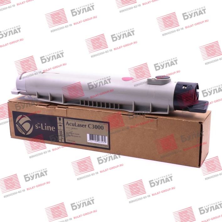 Тонер-картридж БУЛАТ s-Line S050211 для Epson AcuLaser C3000 (Пурпурный, 3500 стр.)