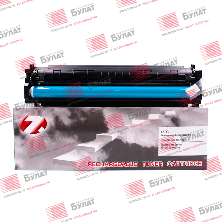 Тонер-картридж 7Q W2030X, 055HK (415X) для HP CLJ M454, M479, Canon LBP663, MF742 (Чёрный, 7600 стр.), без чипа