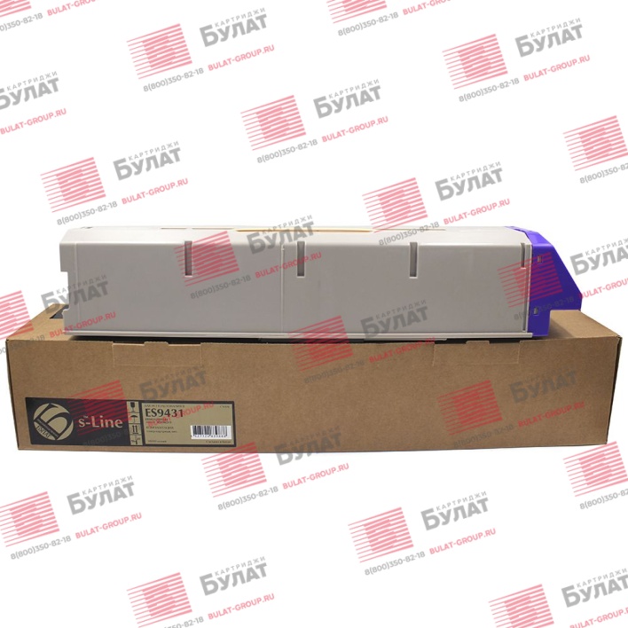 Тонер-картридж БУЛАТ s-Line 45536511 для Oki ES9431 (Голубой, 38000 стр.)