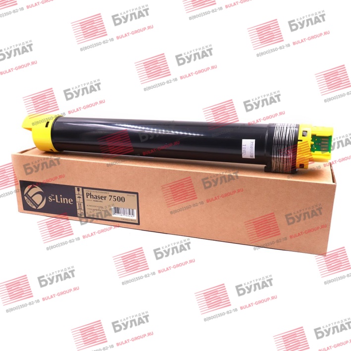 Тонер-картридж БУЛАТ s-Line 106R01445 для Xerox Phaser 7500 (Жёлтый, 17800 стр.)