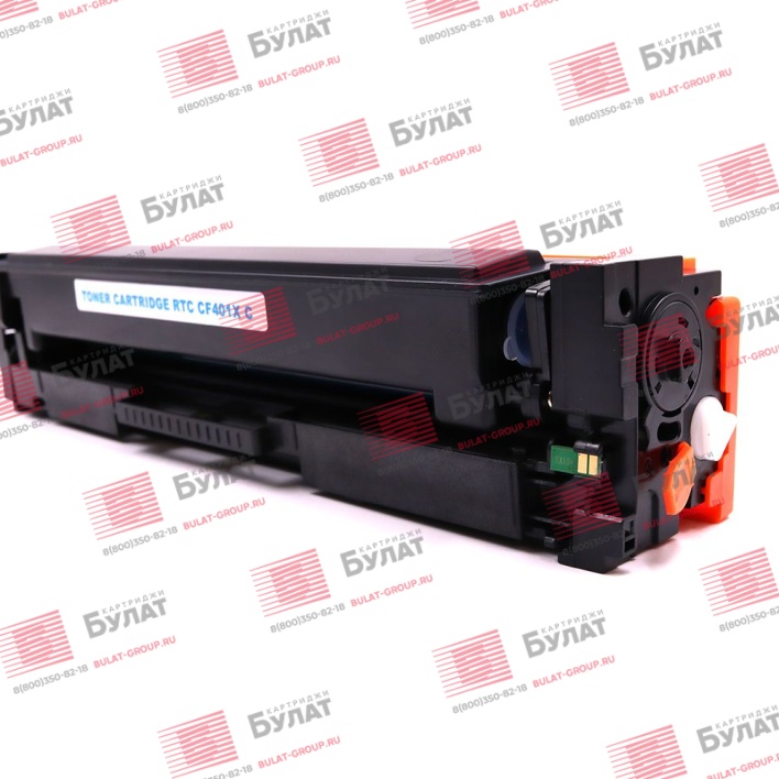 Тонер-картридж Smart Graphics CF401X для HP CLJPro M252, 277 (Голубой, 2300 стр.), совместимый