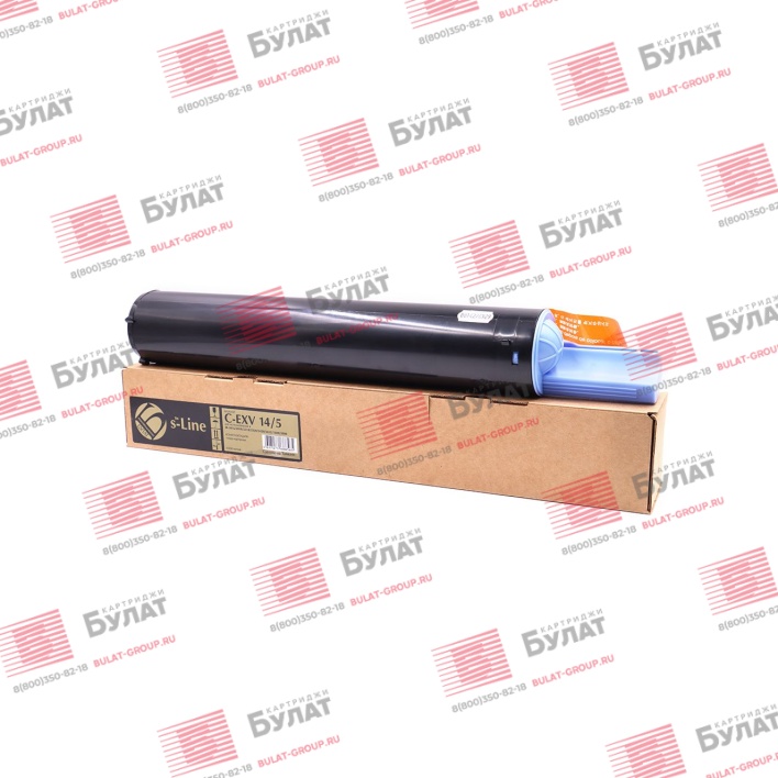 Тонер-картридж БУЛАТ s-Line C-EXV14, C-EXV5 для Canon iR 1600, iR 2016 (Чёрный, 8300 стр.), универсальный