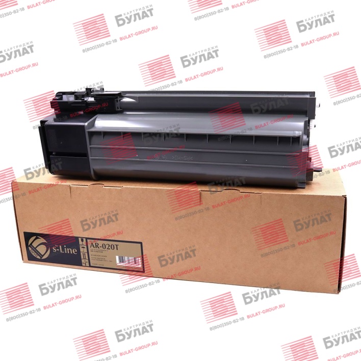 Тонер-картридж БУЛАТ s-Line AR-020T для Sharp AR-5516, AR-5520 (Чёрный, 16000 стр.)