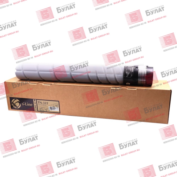 Тонер-картридж БУЛАТ s-Line TN322 для Konica Minolta bizhub 224e (Чёрный, 28800 стр.)