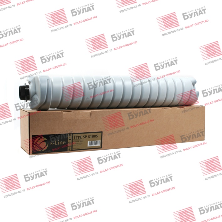 Тонер-картридж БУЛАТ s-Line 8100S (828292, 828278) для Ricoh Aficio Pro 8100 (Чёрный, 82000 стр.)