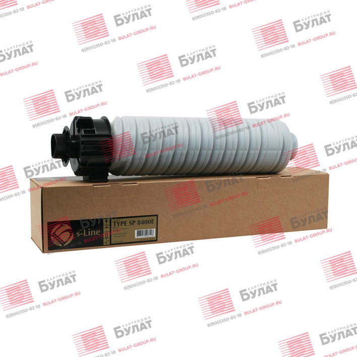 Тонер-картридж БУЛАТ s-Line SP8400E (821277) для Ricoh Aficio SP 8400 (Чёрный, 51800 стр.)