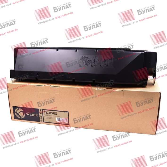 Тонер-картридж БУЛАТ s-Line TK-8505K для Kyocera TASKalfa 4550ci (Чёрный, 30000 стр.)