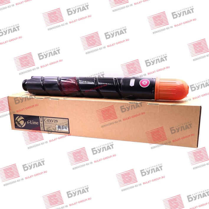 Тонер-картридж БУЛАТ s-Line C-EXV29M для Canon iR C5030 (Пурпурный, 27000 стр.)