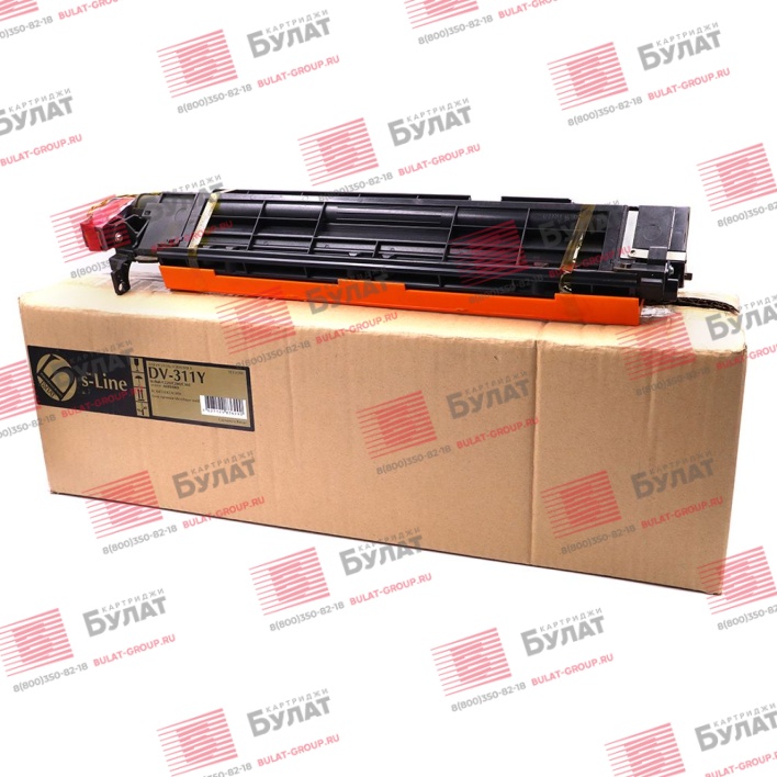 Блок проявки БУЛАТ s-Line DV311Y (A0XV08D) для Konica Minolta bizhub C220 (Жёлтый, 115000 стр.)