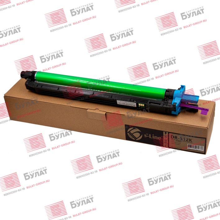 Драм-картридж БУЛАТ s-Line DR512K для Konica Minolta bizhub C224, bizhub C284, bizhub C364 (Чёрный, 70000, 100000, 120000, 135000 стр.), ref.