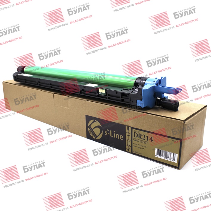 Драм-картридж БУЛАТ s-Line DR214K для Konica Minolta bizhub C227 (Чёрный, 80000 стр.)