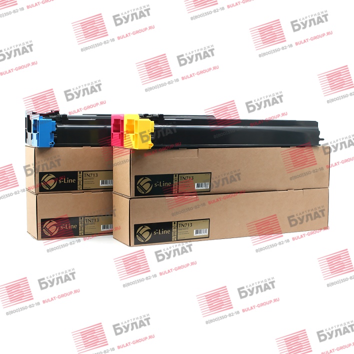 Тонер-картридж БУЛАТ s-Line TN713K для Konica Minolta bizhub C659 (Чёрный, 48900 стр.)