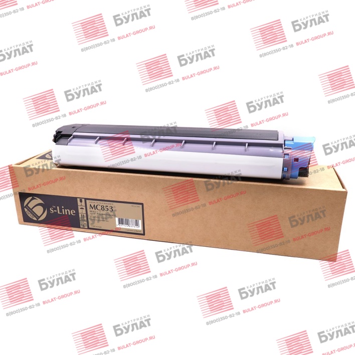 Тонер-картридж БУЛАТ s-Line 45862849, 45862837 для Oki MC853 (Жёлтый, 7300 стр.), универсальный
