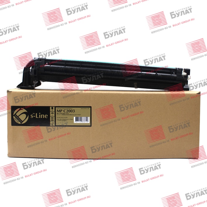 Блок фотобарабана в сборе с блоком проявки БУЛАТ s-Line MP C2003 (D1882254, D1882252 + D1773027) для Ricoh Aficio MP C2003 (Пурпурный, 60000 стр.), универсальный, ref.